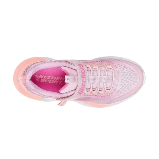 Tênis Skechers infantil rosa claro destacando conforto e design moderno
